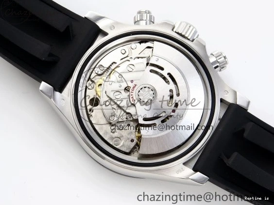 1225 Premium DAYTONA 116519 SS OMF BEST EDITION BLACK DIAL ON OYSTERFLEX STRAP A7750 (SLIM MOVEMENT) 1788